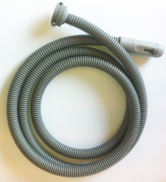 Sugeslange m/nippel 11mm grå for teleskoparm