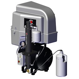 Cattani kompressor AC300Q, 3 cyl. med tørrer og lyddemper